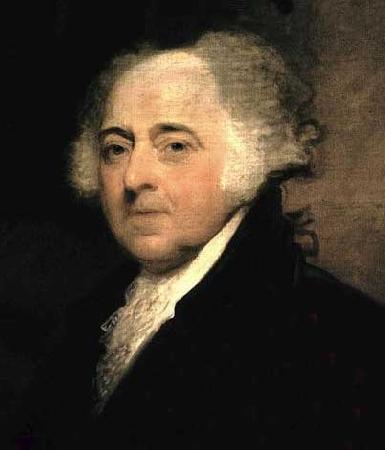 unknow artist Second President of the US. Painting by Gilbert Stuart oil painting image
